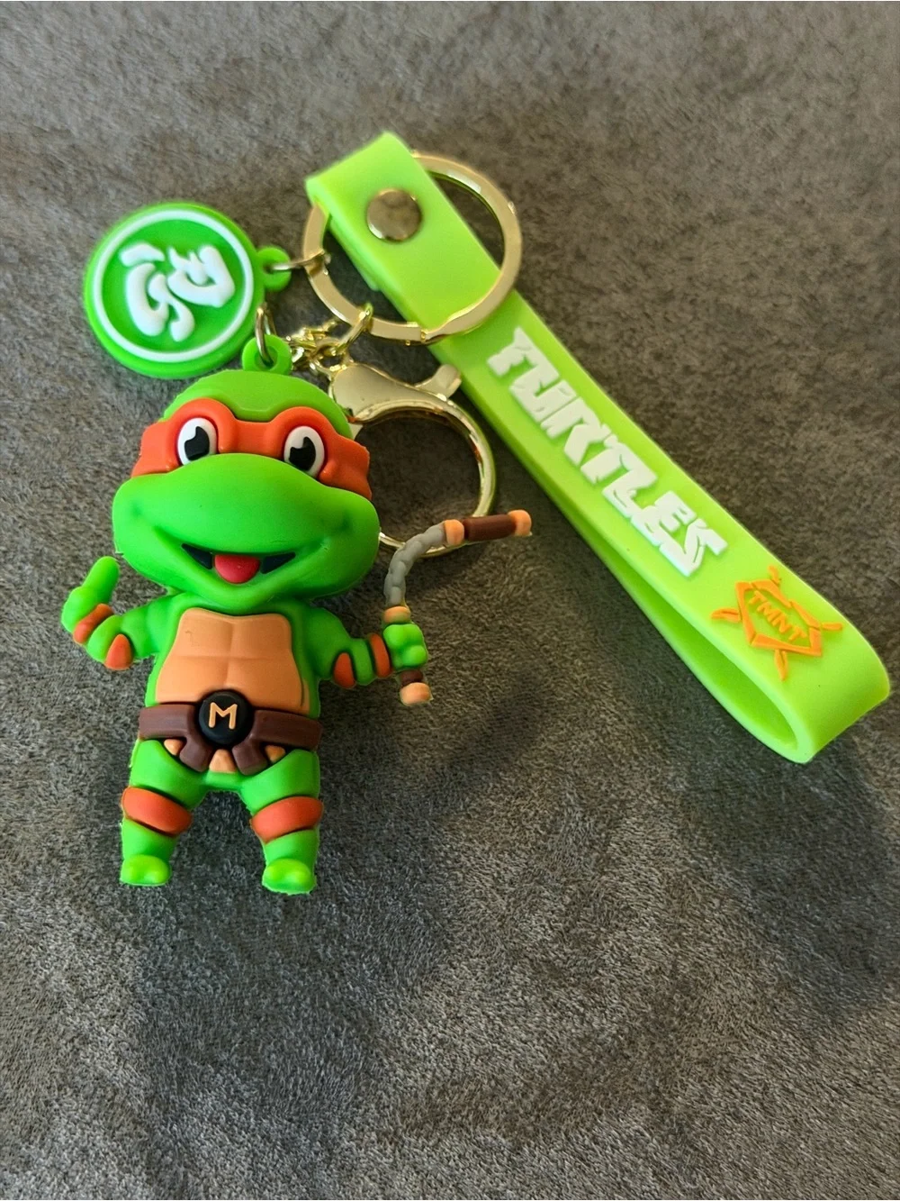 Turtal Keychains  with wristlets B15